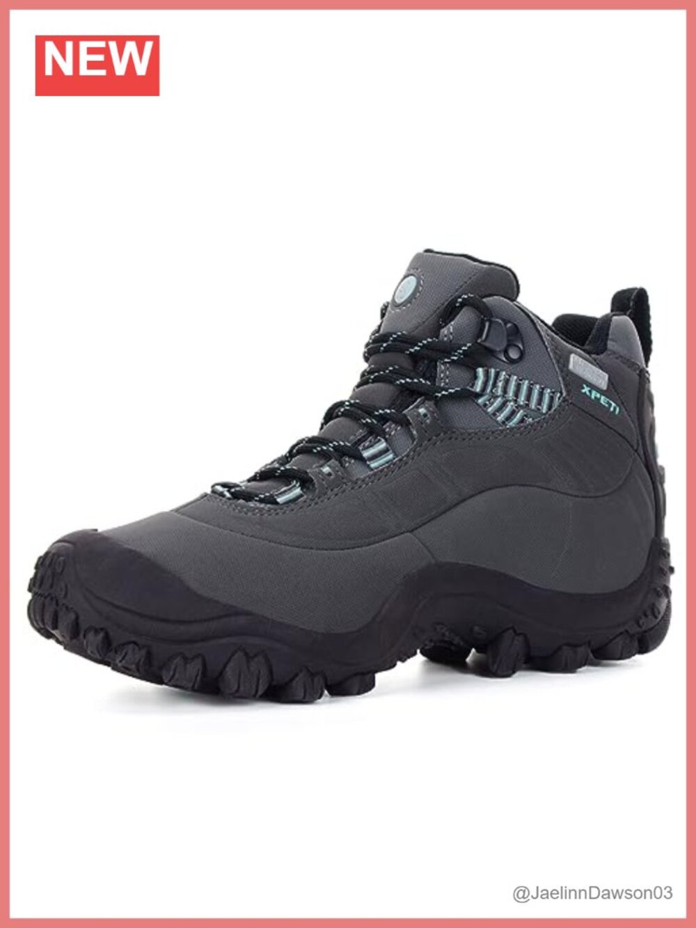 Women's Waterproof Insulated Hiking Boots Warm Winter Outdoor Ankle Non-Slip